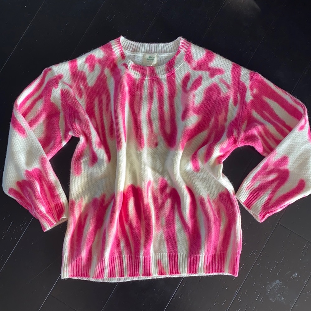 Blue Buttercup tie dye sweater